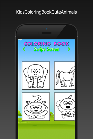 Kids Coloring Book Cute Animals screenshot 2