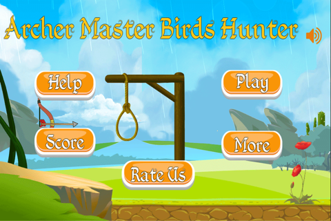 Bow & Arrow Bird & Balloon Hunter : Shoot Apple & Rescue Hangman screenshot 2