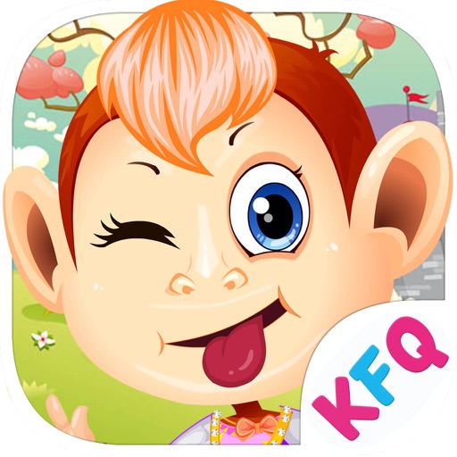 Cute Baby Monkey - Kid & Girl Games Icon