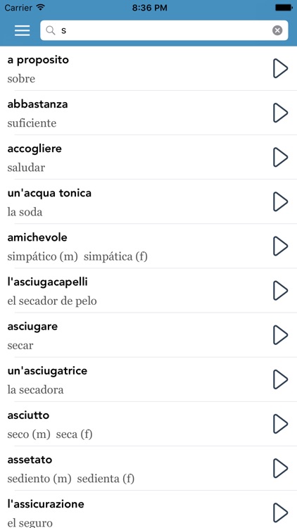 Italian-Spanish AccelaStudy® screenshot-4