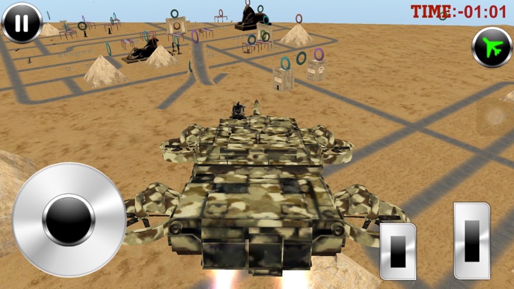 Battle Tank Flying 3D Simulator