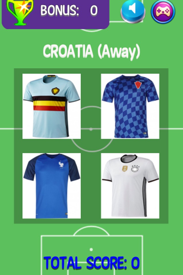 Football Euro 2016 Jersey Quiz - Guess Men Player Shirts And Badge For Soccer Sport Teams screenshot 2