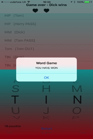 Four Letter Word Game screenshot 3