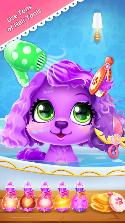 Princess Pet Hair Salon - Royal Birthday Party Makeover