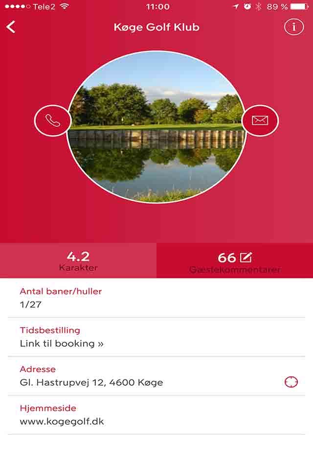 Golfguide Danmark screenshot 4