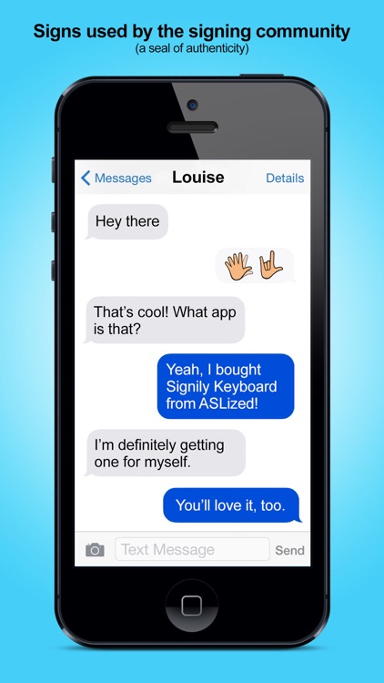 Signily Keyboard - Sign Language Emoji and GIFs! screenshot-4