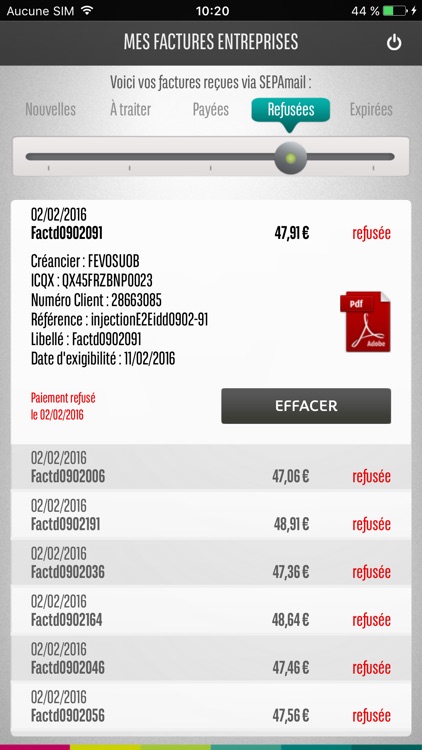 Mes Factures Entreprises screenshot-4