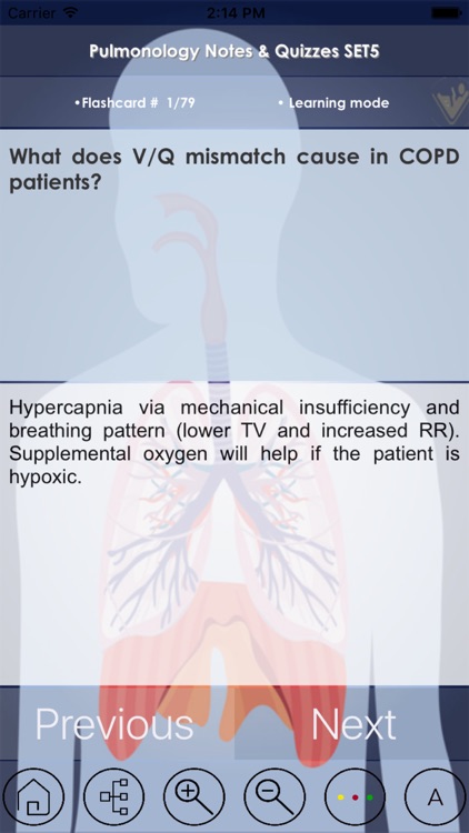 Pulmonology Test Bank & Exam Review App - 4000 Flashcards Study Notes - Terms, Concepts & Quiz screenshot-4