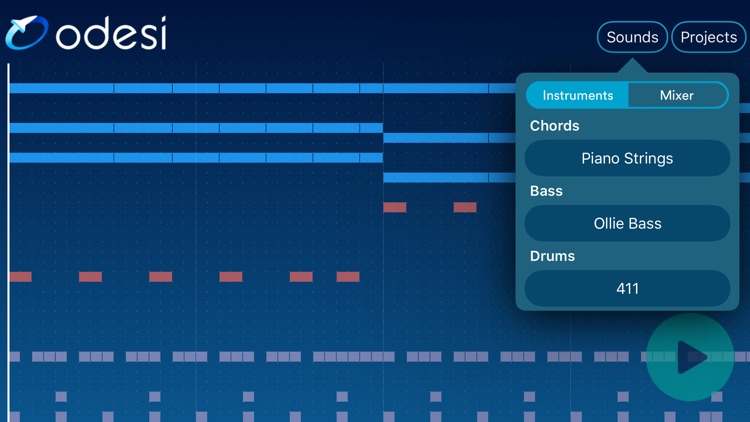 Odesi Chords - Create Rhythms, Basslines, Chord Progressions screenshot-3