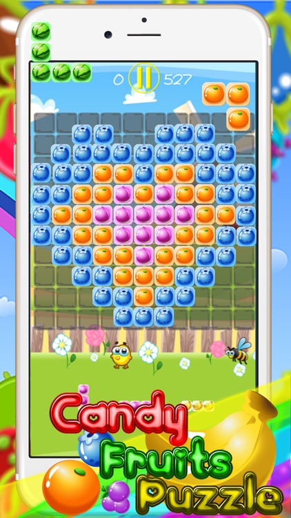 Candy Fruits Mania - A Cute And Addictive  Block Puzzle Game for kids