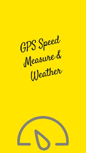 GPS Speed Measure & Weather