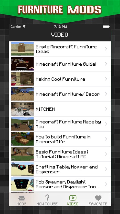 FURNITURE MODS for Minecraft PC - Best Wiki & Game Tools for Minecraft PC Edition
