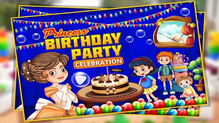 Princess Birthday Party Celebration - Cleaning and Dressup Games For Girls