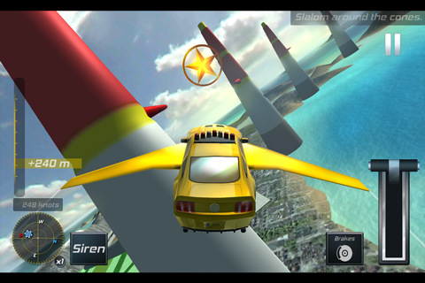 Flying Police Car Simulator 3D screenshot 3