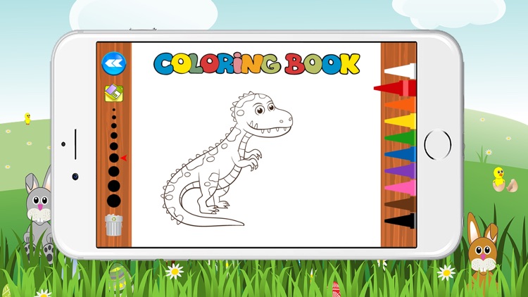 My Dinosaur Coloring Page for Preschool
