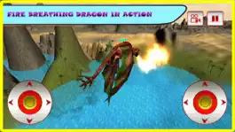 Game screenshot Flying Fire Dragon Flight Simulator 2016 – Train your blaze drake to fight jurassic war village mod apk