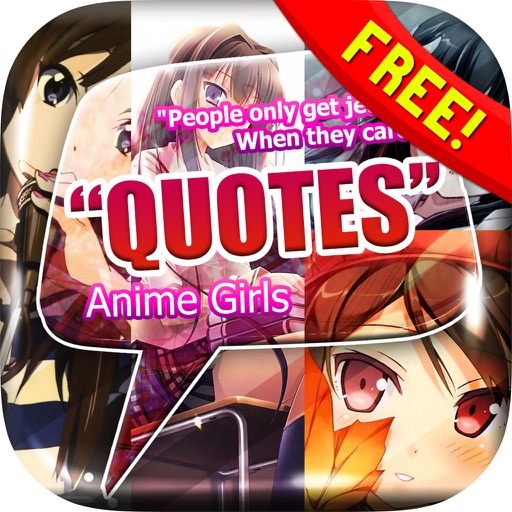 Daily Quotes Inspirational Maker “ Anime Girl ” Fashion Wallpapers Themes Free icon