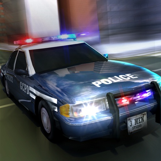 Free Police Car  Flying 3D Simulator iOS App