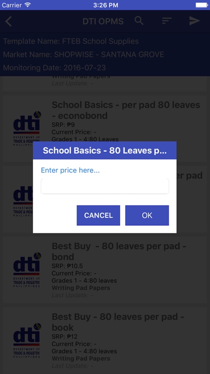 DTI OPMS Encoder screenshot-3