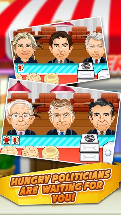 Bernie Trump Cooking Blitz - Election Bakery Dash & Sandwiches On the Run Game 2!