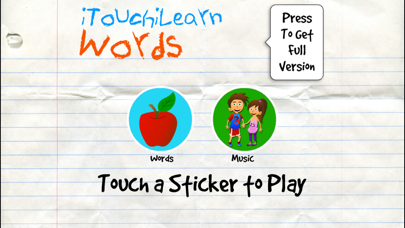 How to cancel & delete iTouchilearn Words Free for Preschool Reading, Spelling, Speech Skills from iphone & ipad 1
