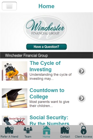Winchester Financial Group screenshot 2