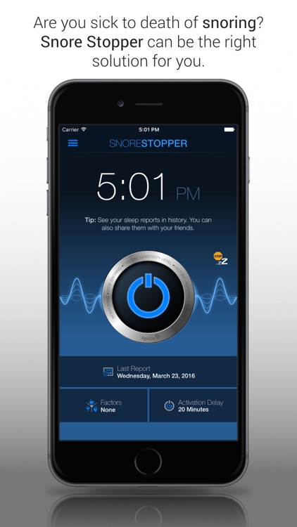 Snore Stopper (Snoring Analyzer) screenshot-3