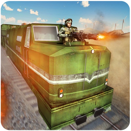 Gunship Train War –  A 3D Railroad Locomotive Counter Attack icon