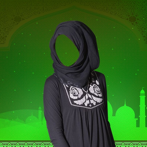 Hijab Woman Photo Montage Deluxe-Muslim Woman Drsess iOS App