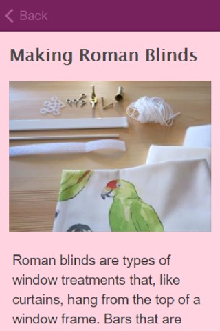 How To Make Roman Blinds screenshot 2