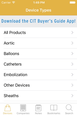 EVT Europe Device Guide screenshot 2