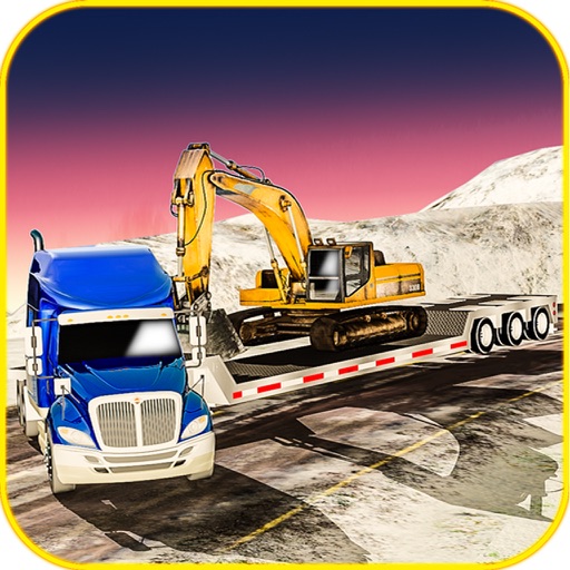 Heavy Machinery Cargo Transporter Truck: Transport Mega Construction Equipment in this Parking Simulation iOS App