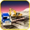 Heavy Machinery Cargo Transporter Truck: Transport Mega Construction Equipment in this Parking Simulation