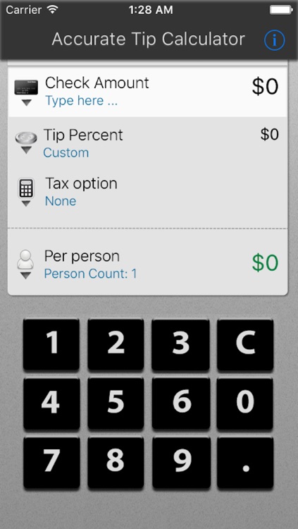 Accurate Tip Calculator