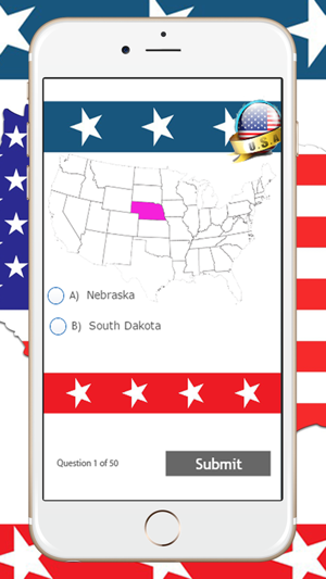 50 States Of United And America Capital Map Quiz(圖3)-速報App