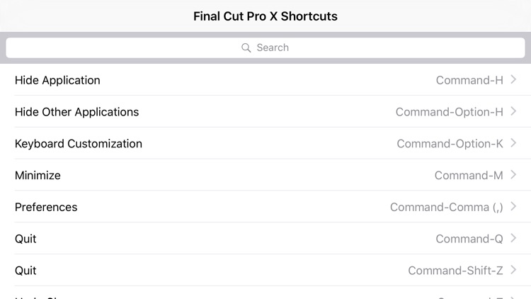 Shortcut: Final Cut Pro X Edition screenshot-3