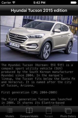 Specs for Hyundai Tucson 2015 edition screenshot 4