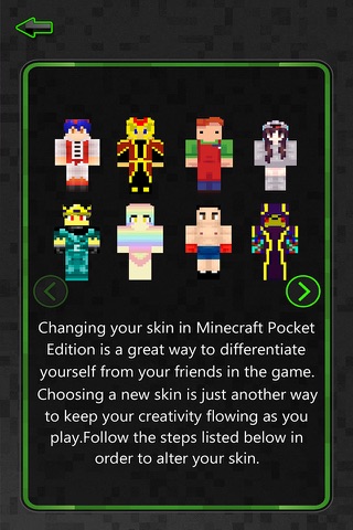 Skin.s Creator for PE - Pixel Texture Simulator & Exporter for Mine.craft Pocket Edition Pro screenshot 3