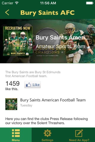 Bury Saints screenshot 2