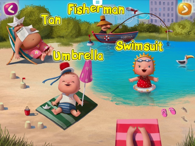 Summer Day: learning new words with kids. Interactive book f(圖4)-速報App