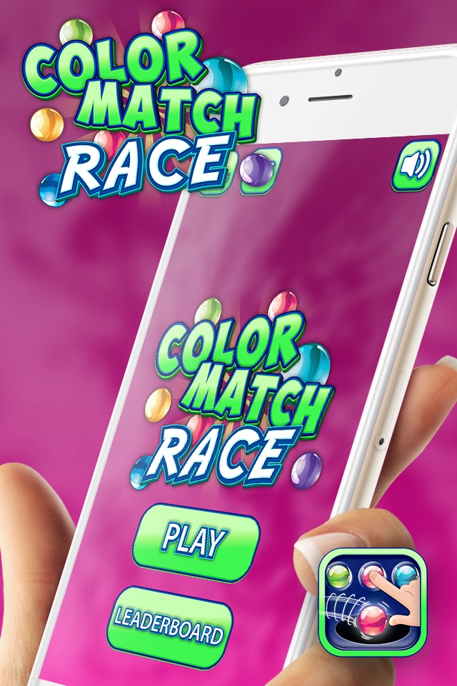 Color Match Race – Test Vision and Finger Speed with Fast Switch.ing Ball.s Game screenshot 2