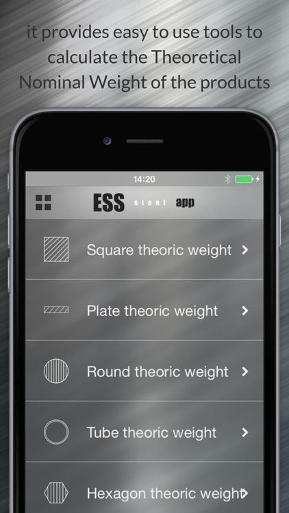 ESS steel App