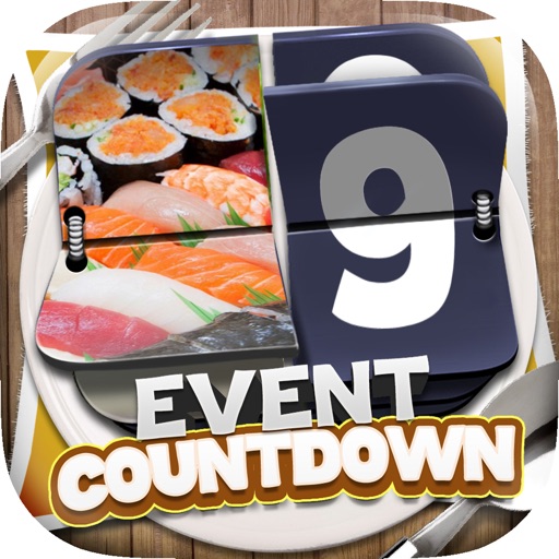 Event Countdown Beautiful Wallpaper  - “ Food & Drinks ” Pro