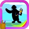 Color Book Game Paint Pingu Edition
