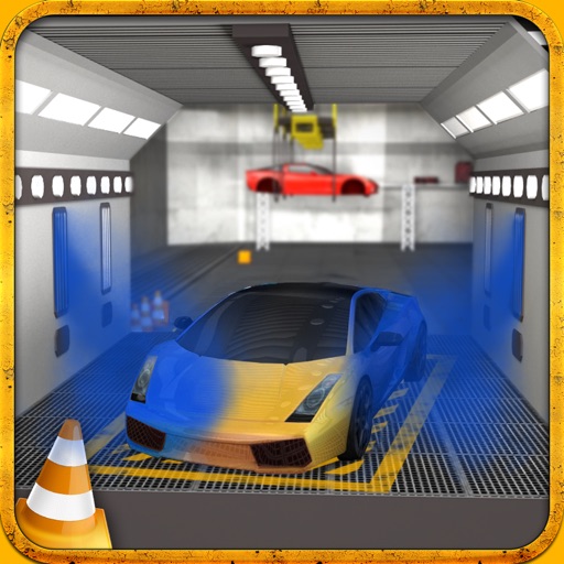 Multi-Level Sports Car Parking Simulator 2: Auto Paint Garage & Real Driving Game Icon