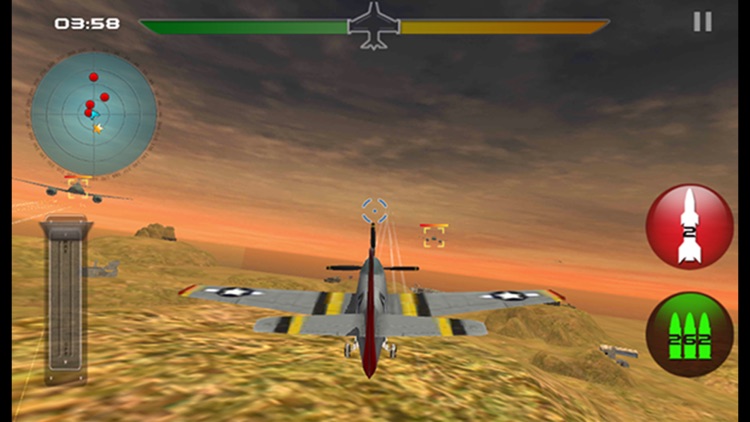 Modern  War Plane Combat Air Attack - 3D Fighter Airplanes Flight Simulator screenshot-4