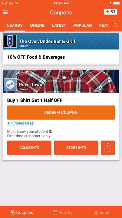 RoverTown Coupons