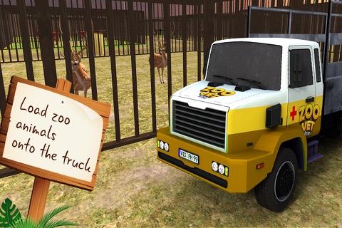 Wild Animal Transporter Truck Simulator: Real Zoo and Farm animals transport game screenshot 2