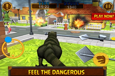 Dino Attack City 3D screenshot 3