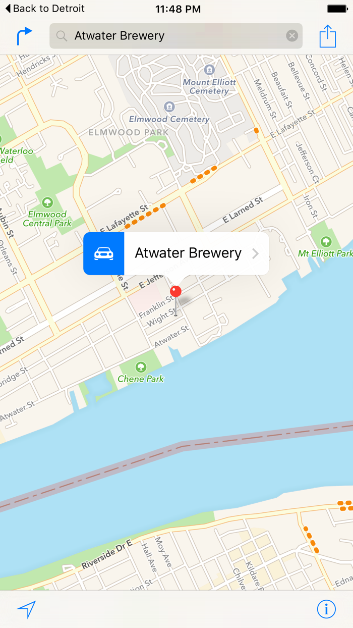 Detroit - The Bar and Restaurant Checklist